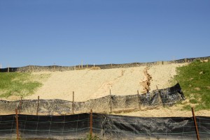 silt fence sediment control